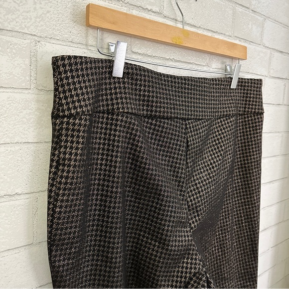 Rachel Zoe Black Metallic Houndstooth Ankle Pants - Picture 10 of 10